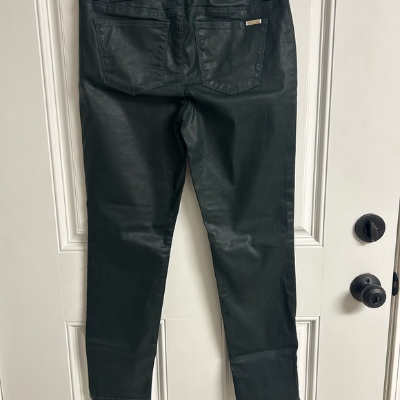 WHBM Deep Green Ankle Zip Skimmer Pants NWT Size 4 - Picture 4 of 9